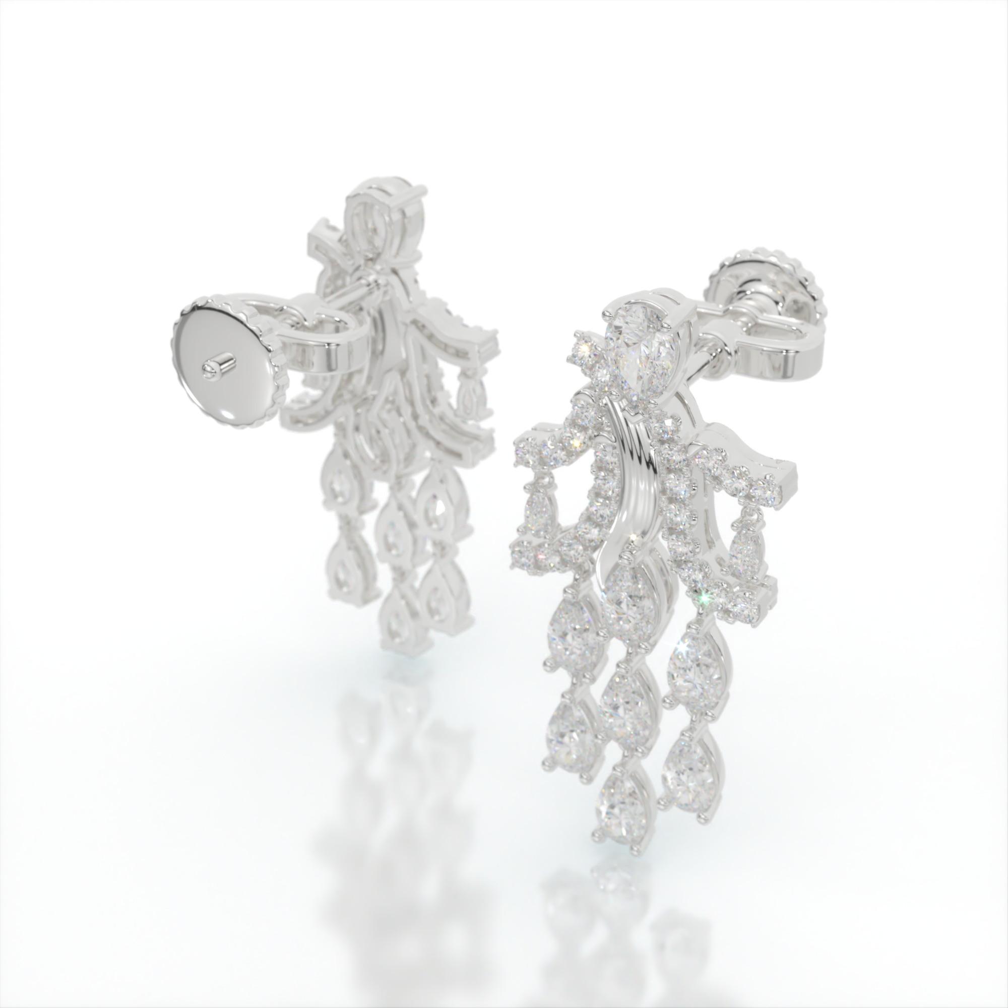 Cascade of Hera Diamond Earrings