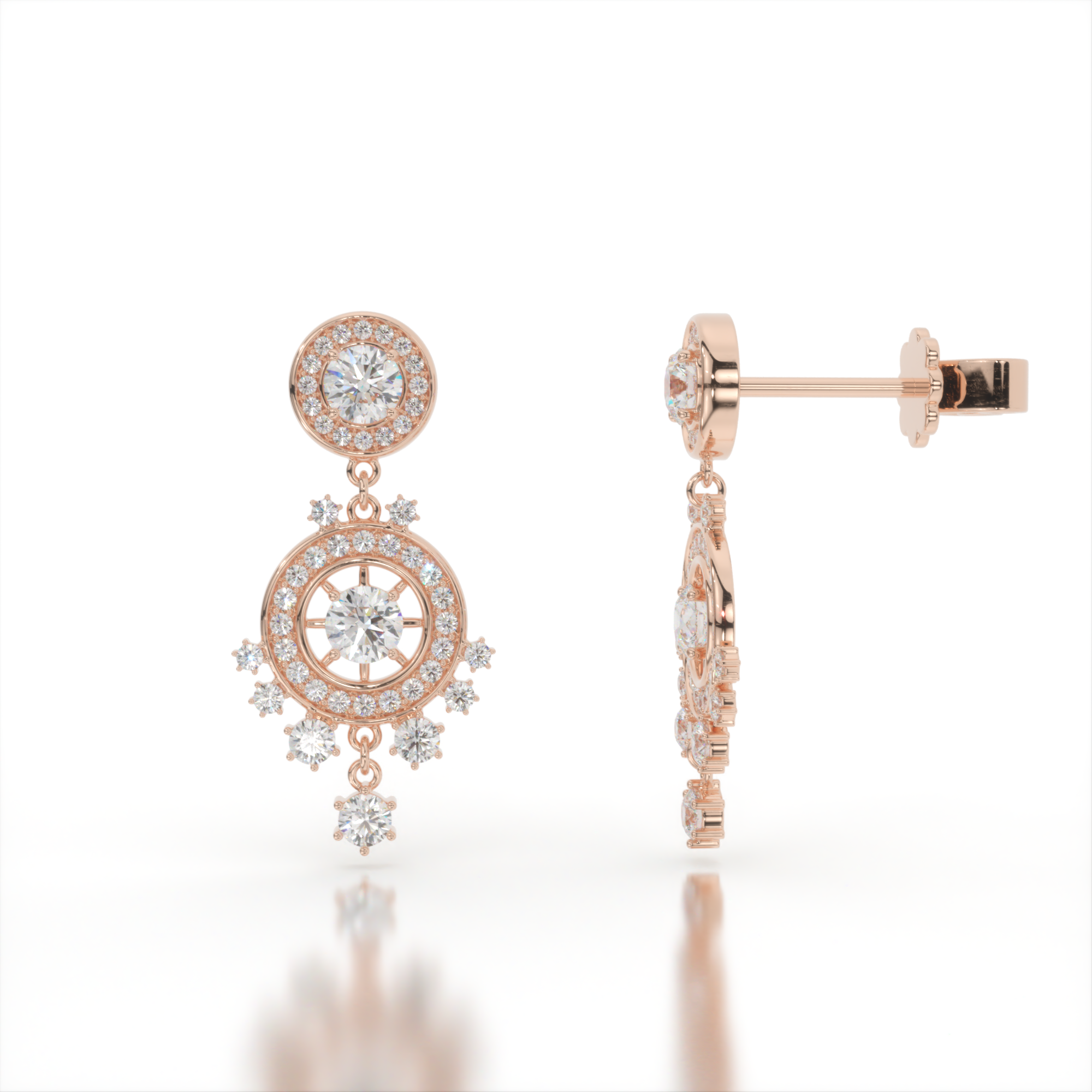 Icarus Harmony Diamond Earrings