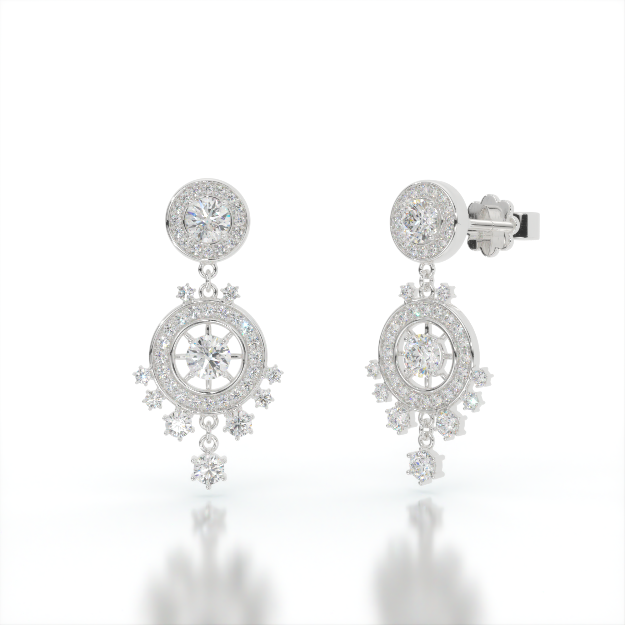 Icarus Harmony Diamond Earrings
