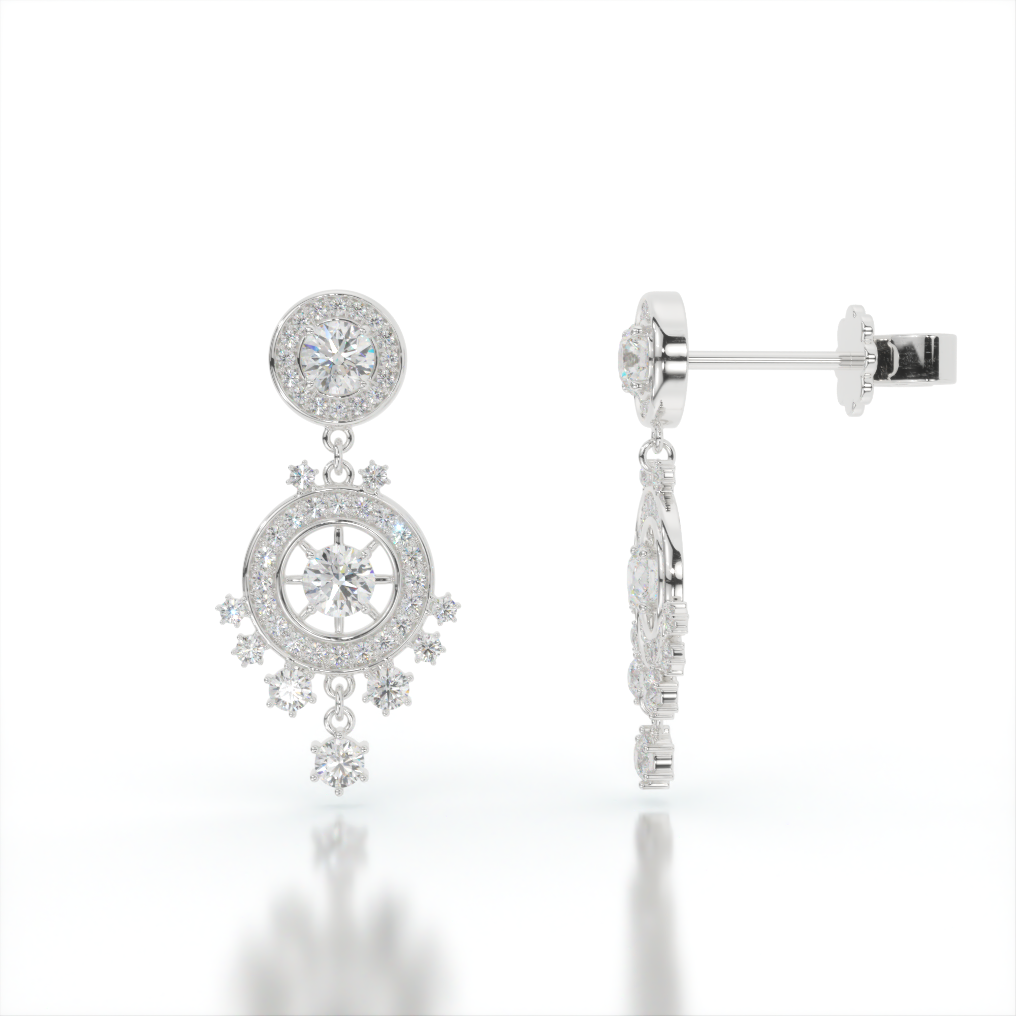 Icarus Harmony Diamond Earrings