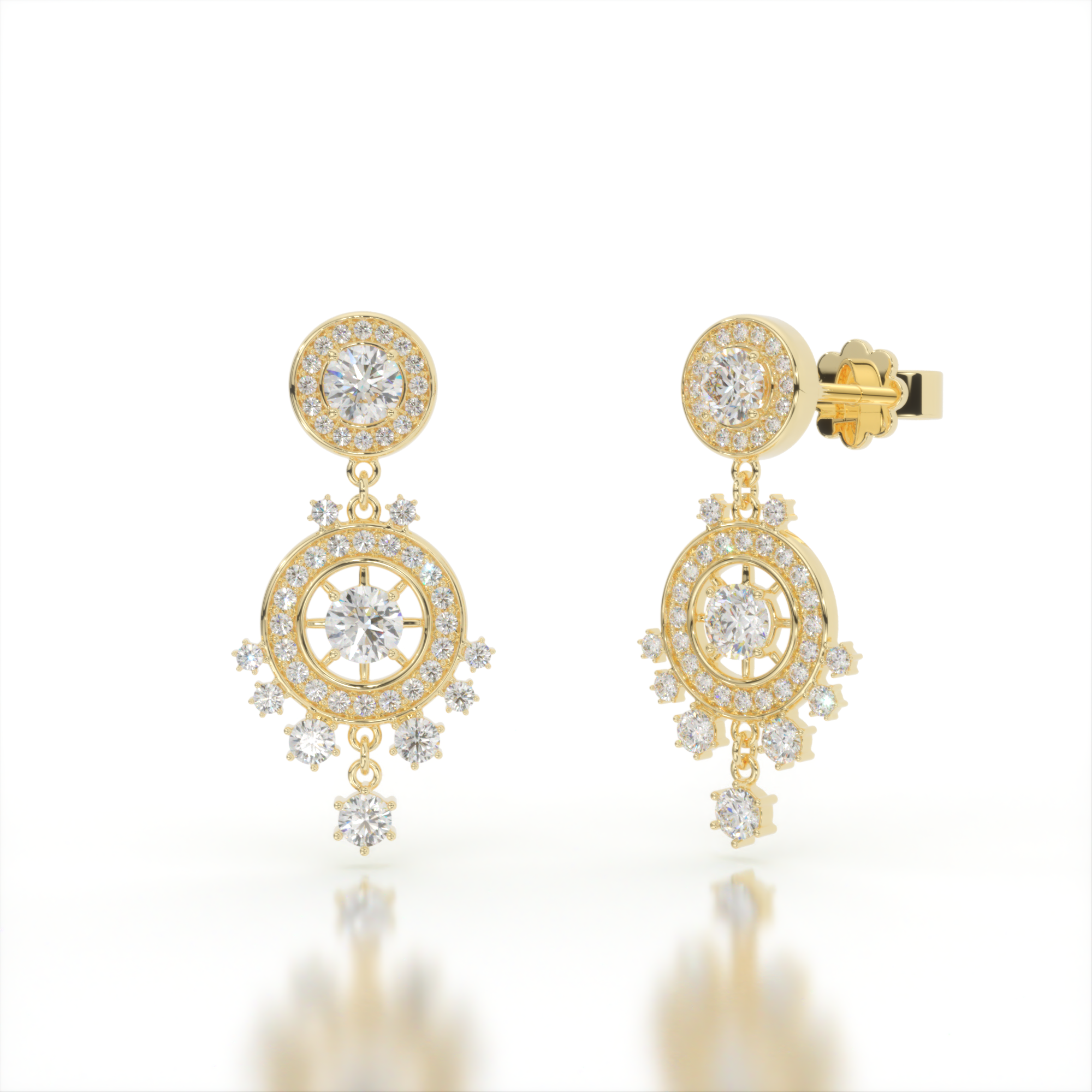 Icarus Harmony Diamond Earrings