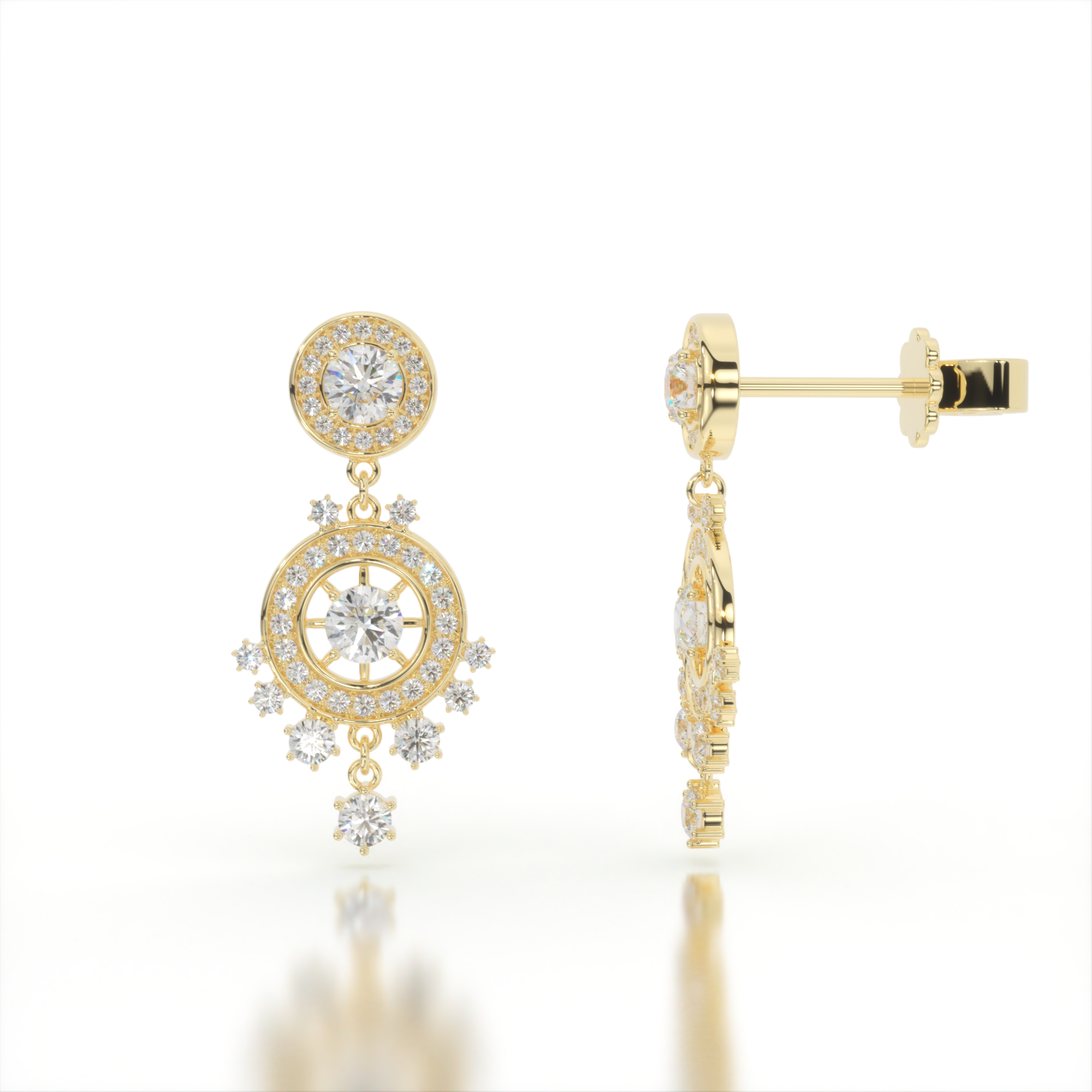 Icarus Harmony Diamond Earrings