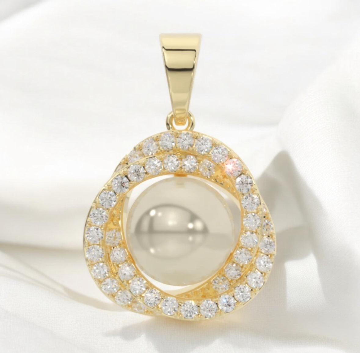 Nereid Diamond And Pearl Necklace