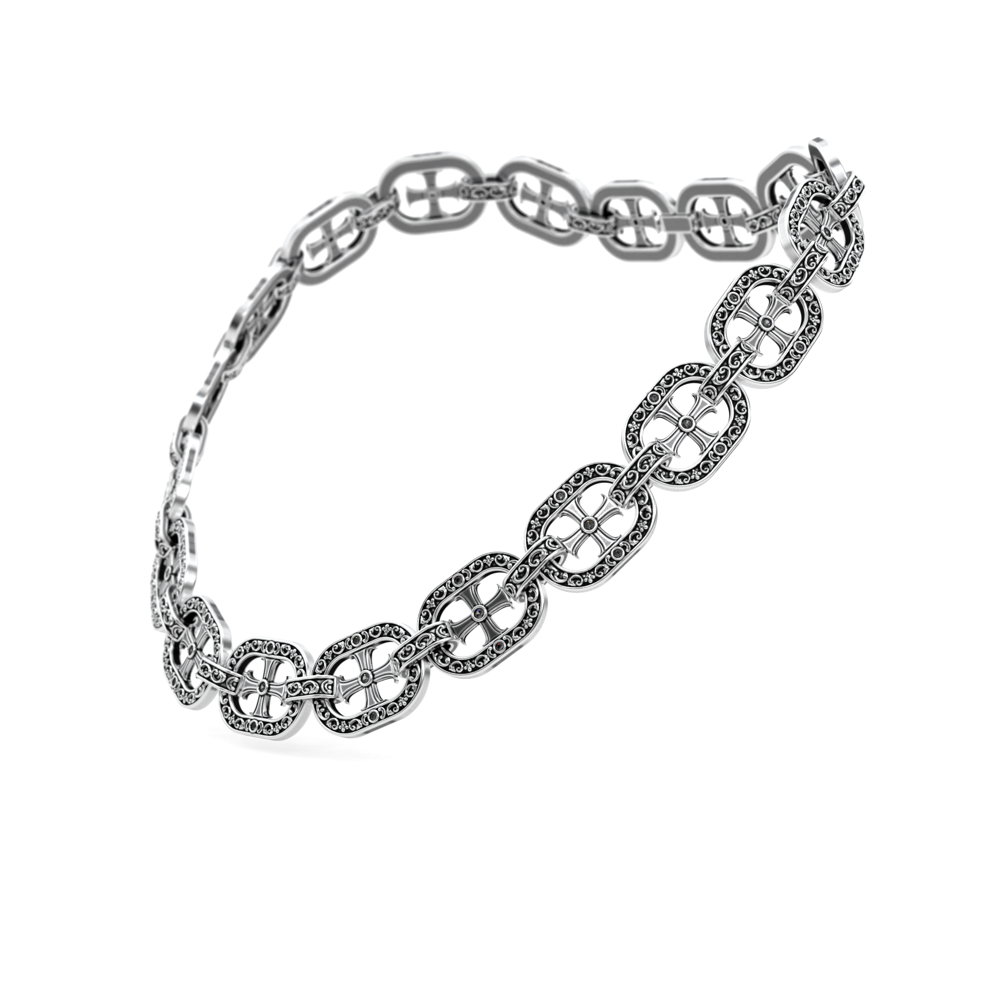 Stauros Sterling Silver Necklace