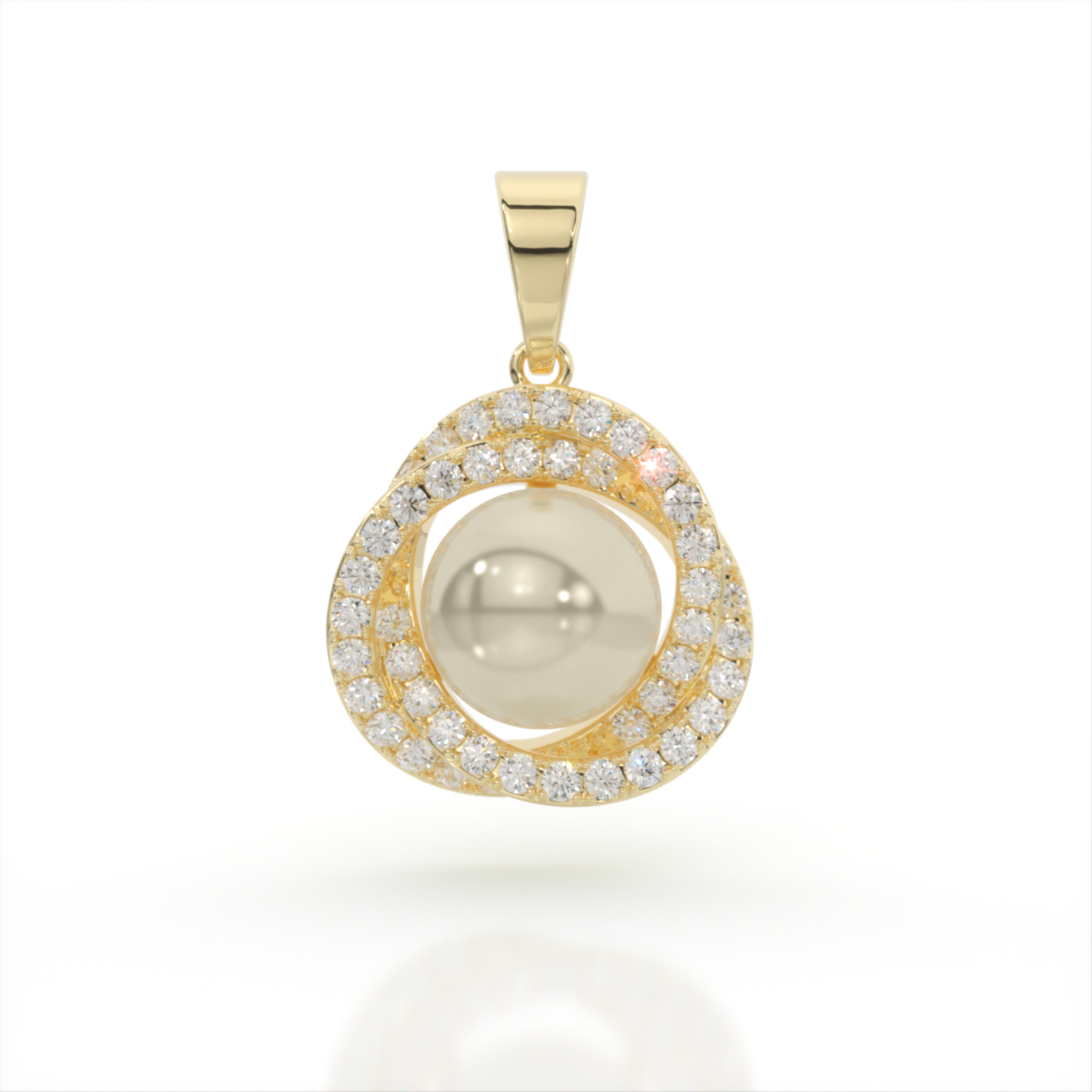 Nereid Diamond And Pearl Necklace