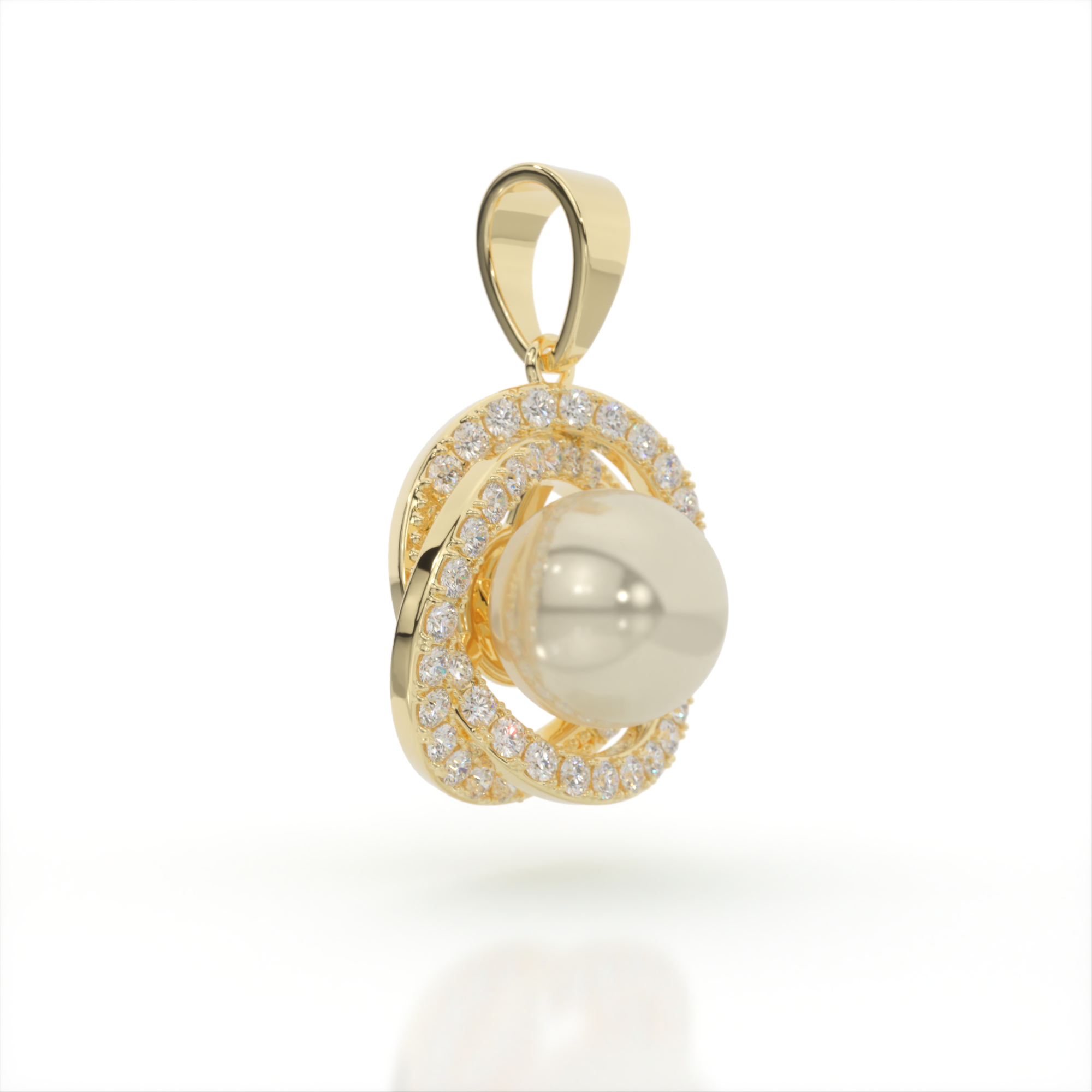 Nereid Diamond And Pearl Necklace