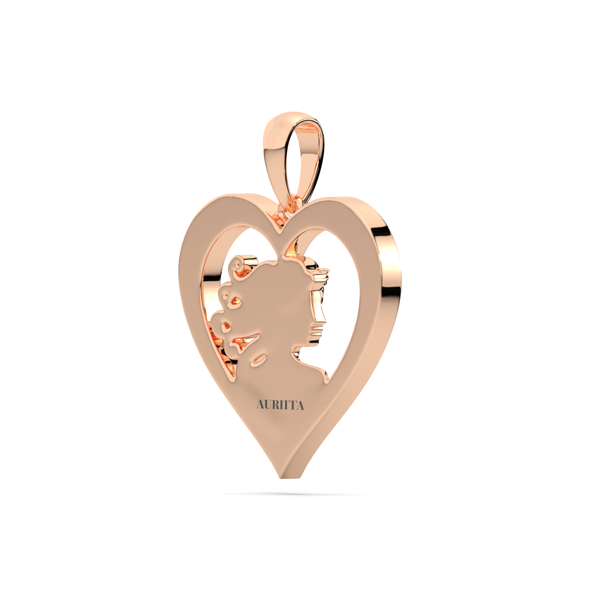 Heart of Hera Diamond Pendant Necklace