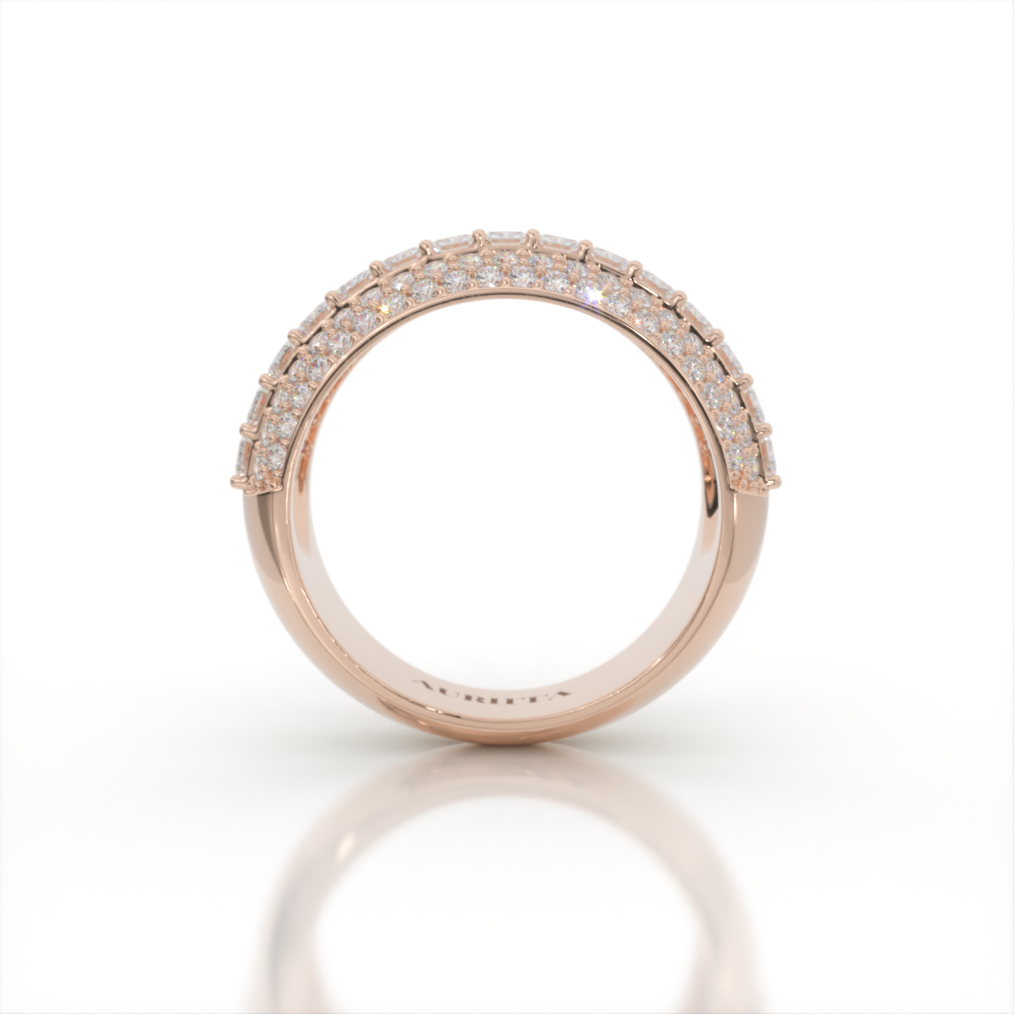 Pasithea's Temple Diamond Band