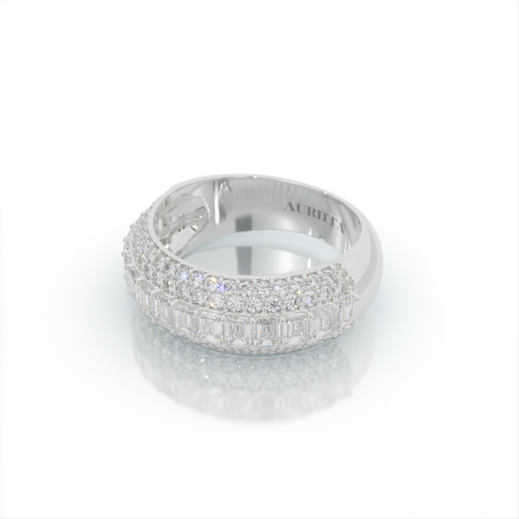 Pasithea's Temple Diamond Band