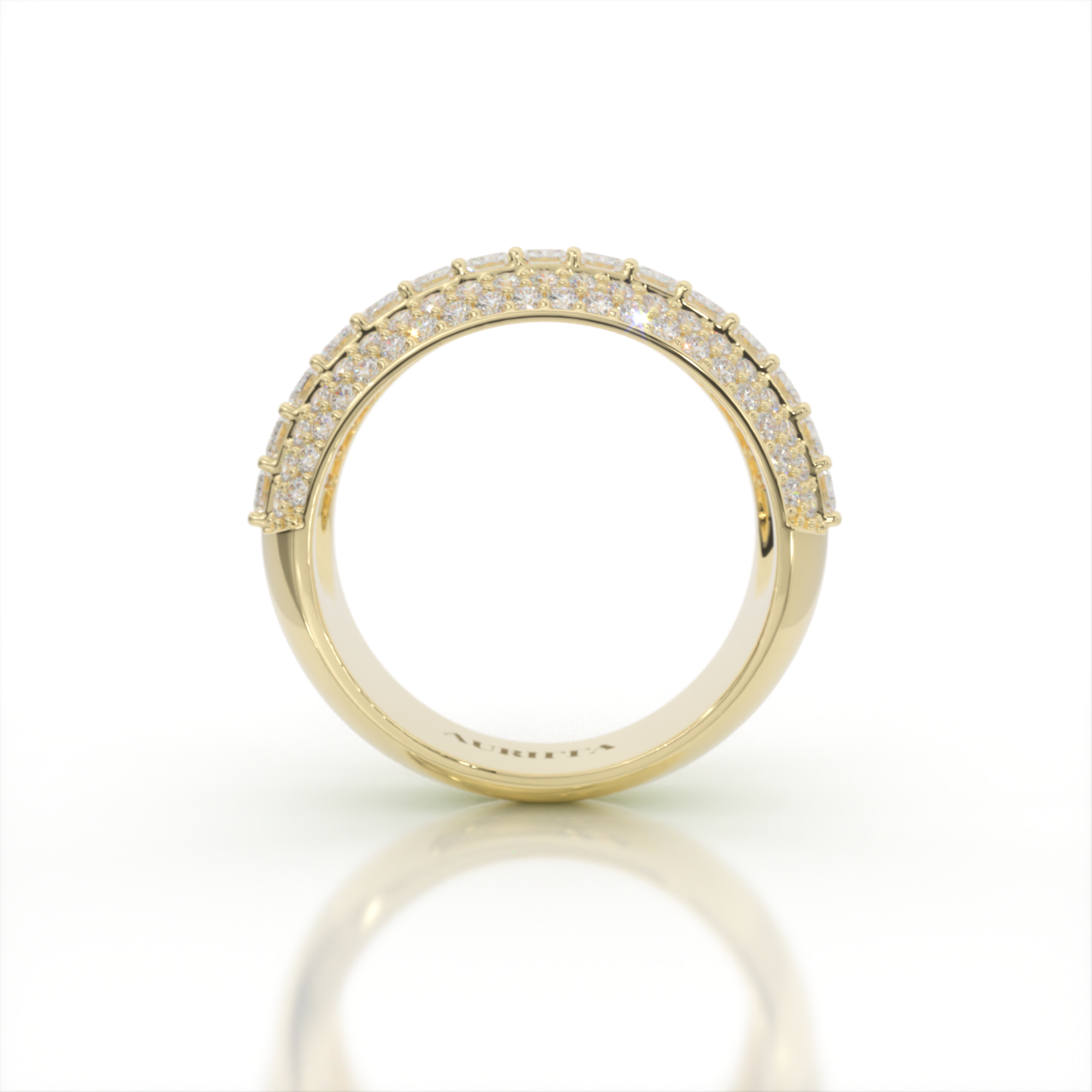 Pasithea's Temple Diamond Band
