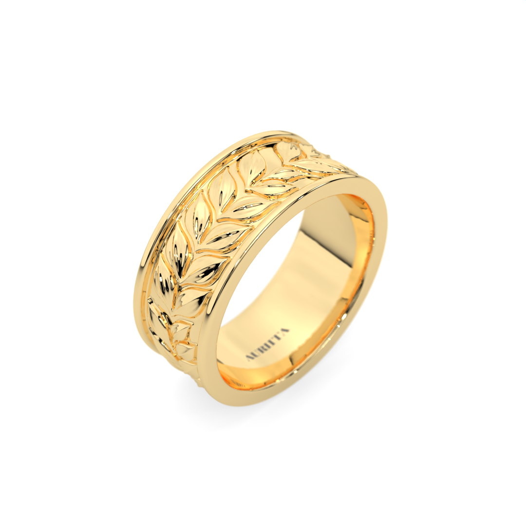 Laurel Wreath Gold Ring