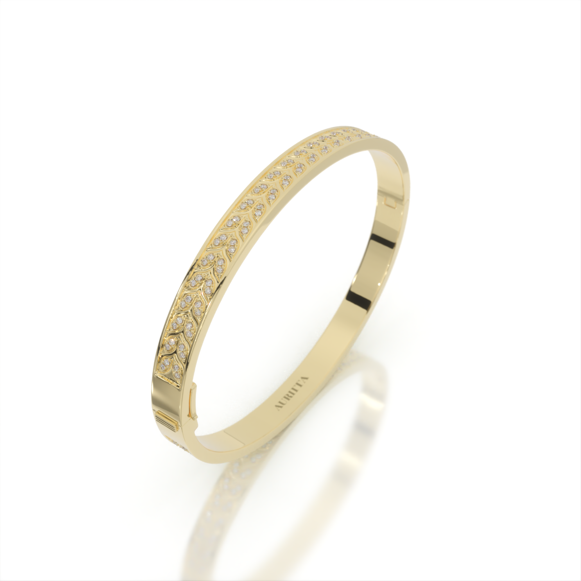 Aureate Whisper Bangle