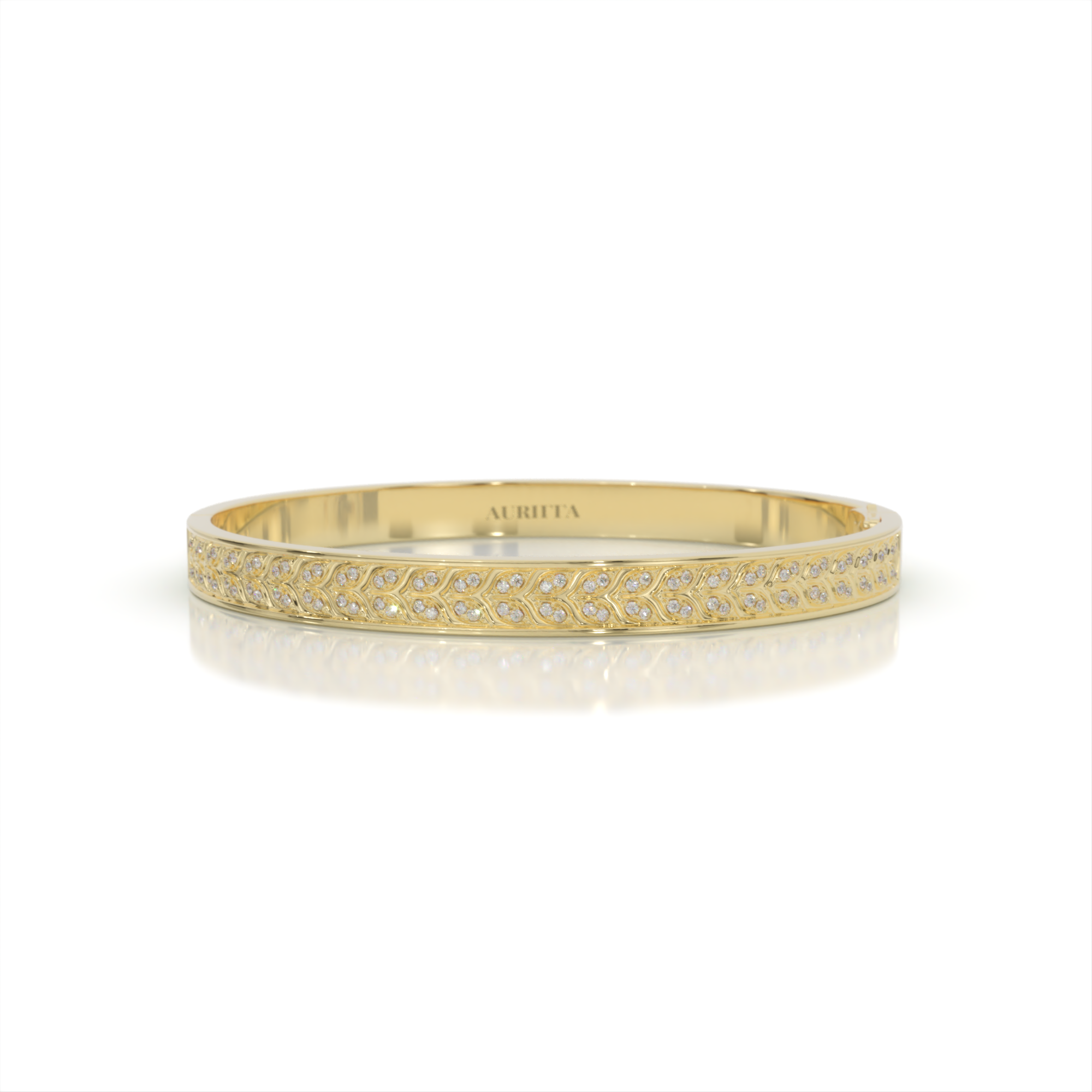 Aureate Whisper Bangle