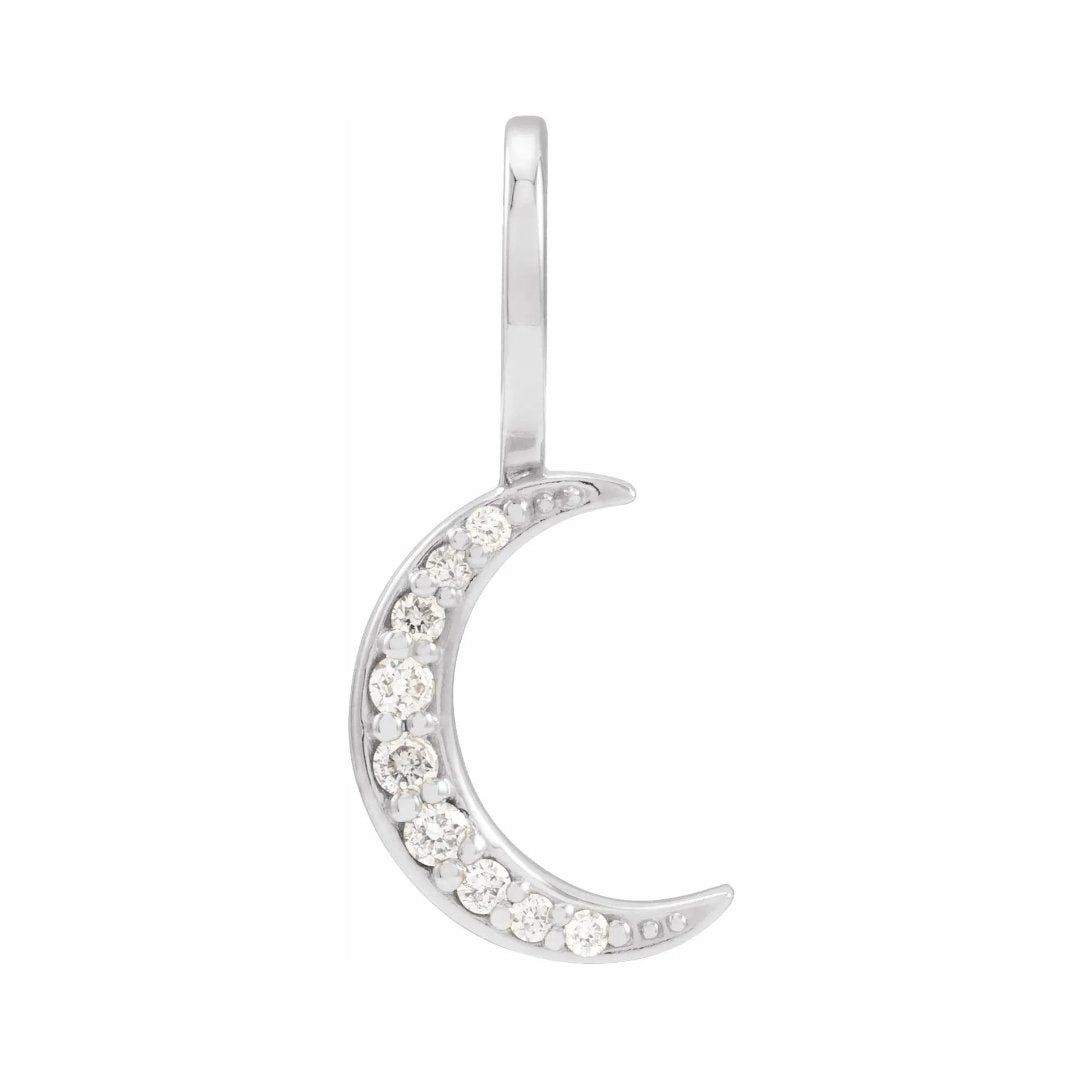 Selene Diamond Moon Pendant