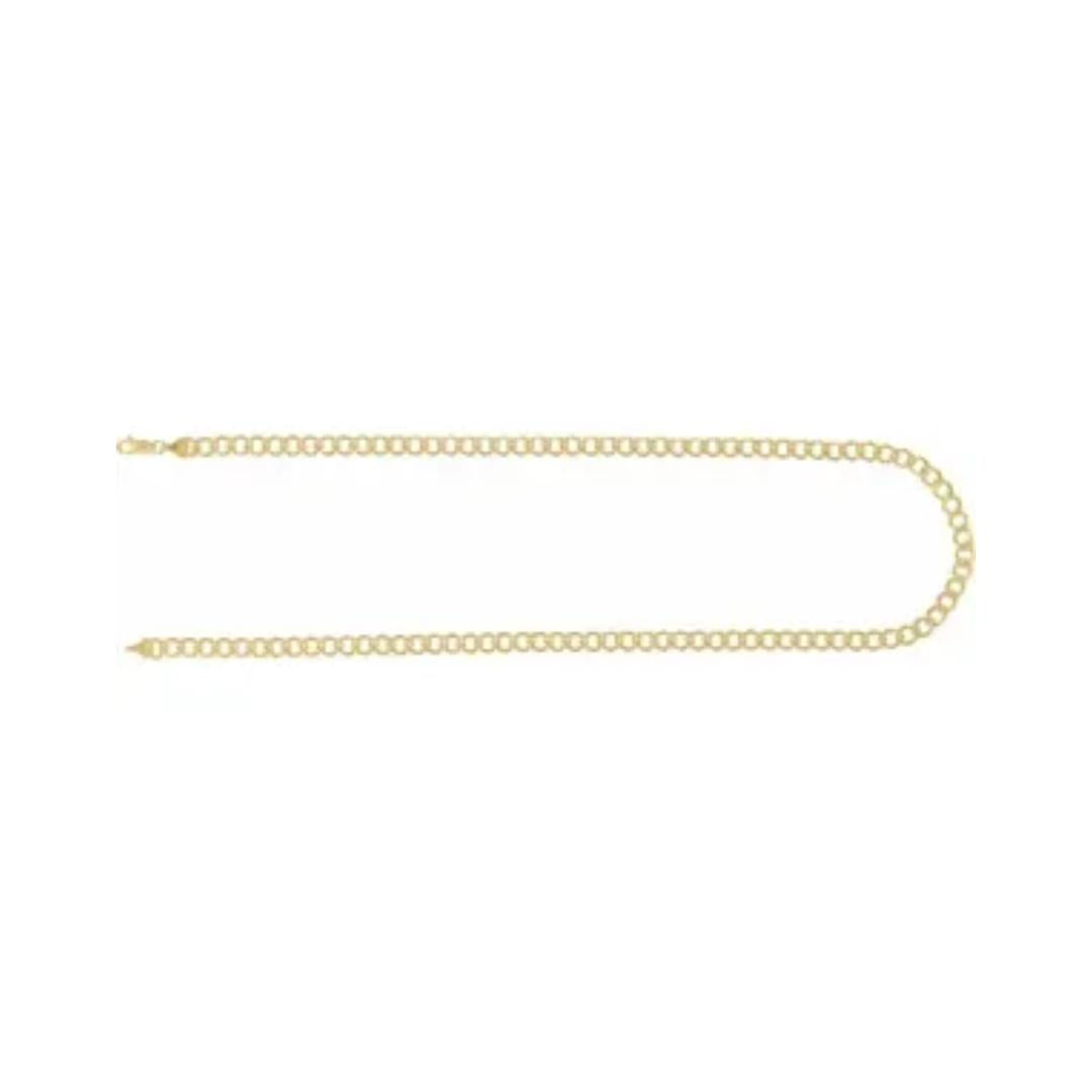 Cuban Link Hollow Gold Chain