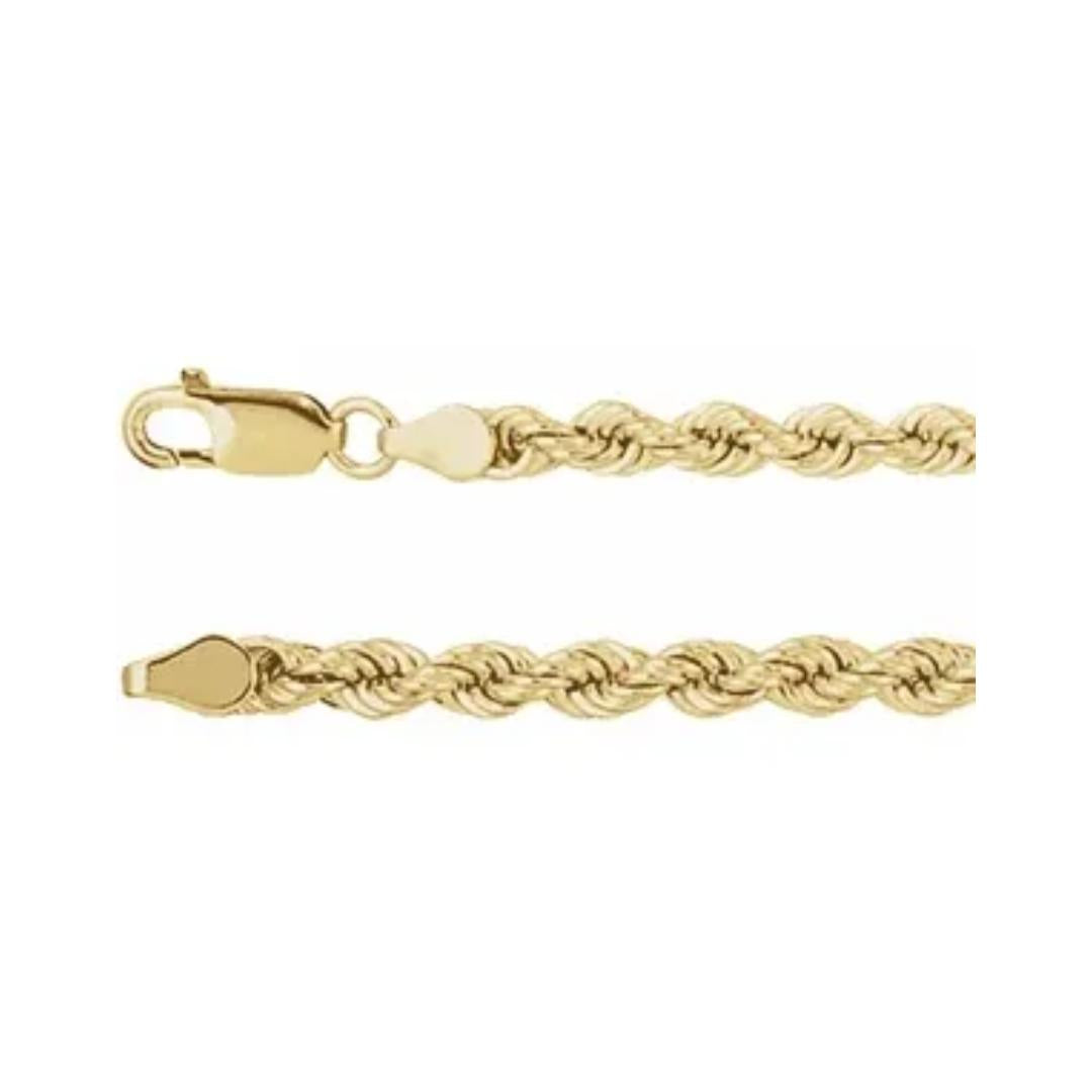 Rope Link Gold Chain