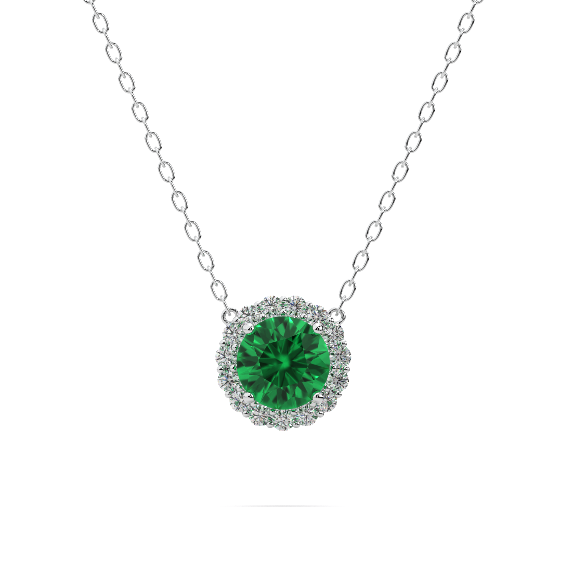 Emerald Heart of Gaia Necklace