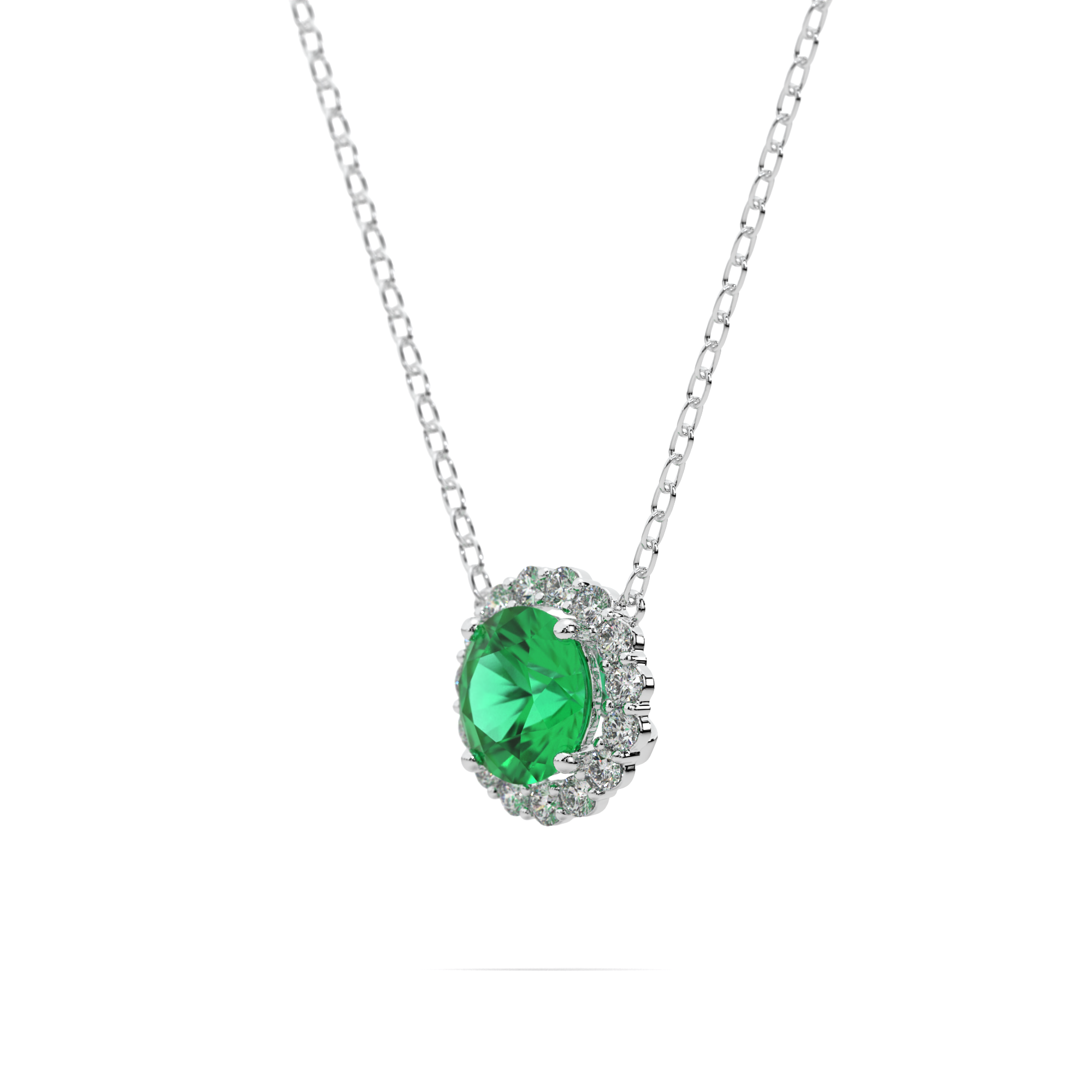 Emerald Heart of Gaia Necklace