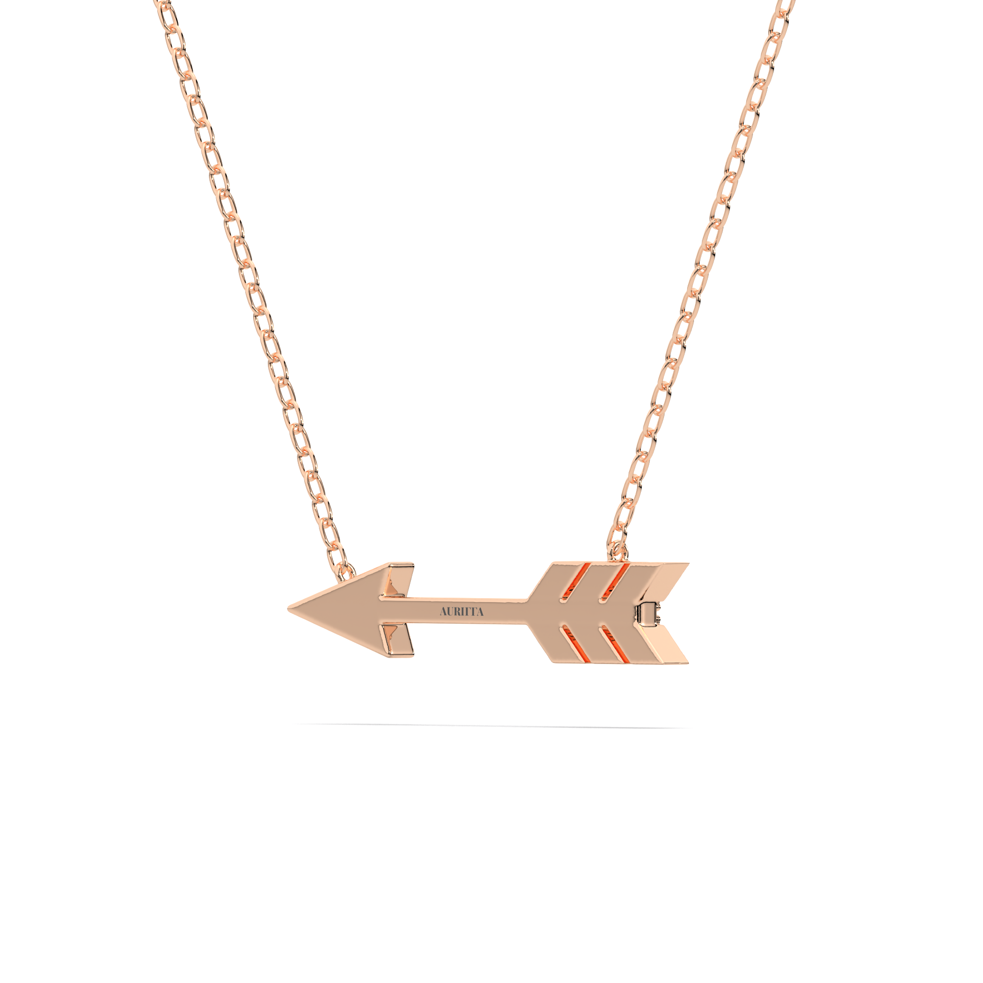 Eros Bow and Arrow Diamond Necklace