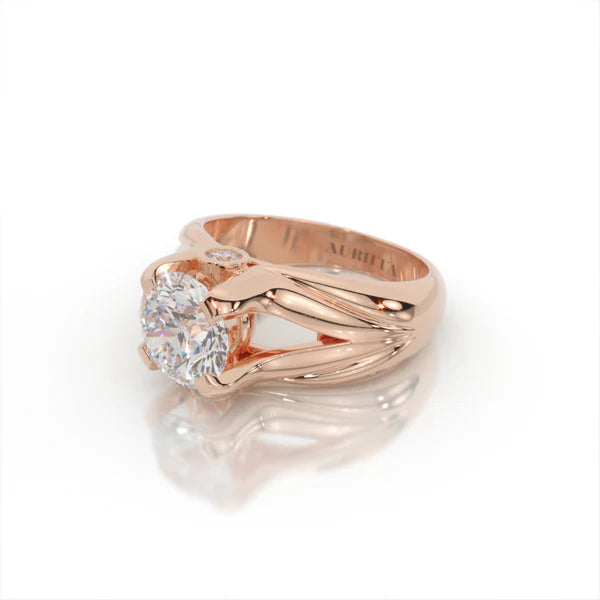 Aphrodite's Embrace Solitaire Ring