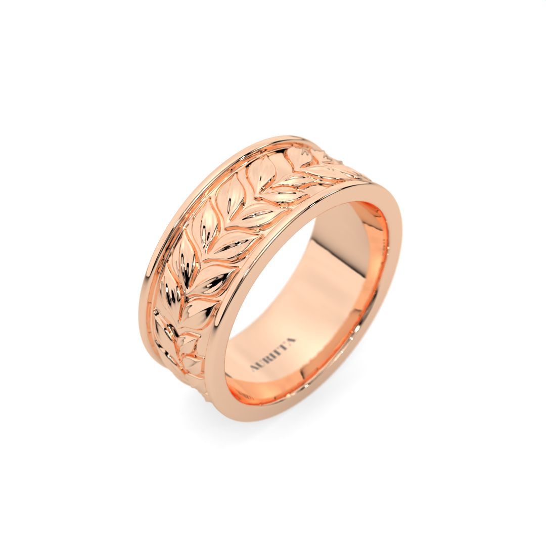 Laurel Wreath Gold Ring