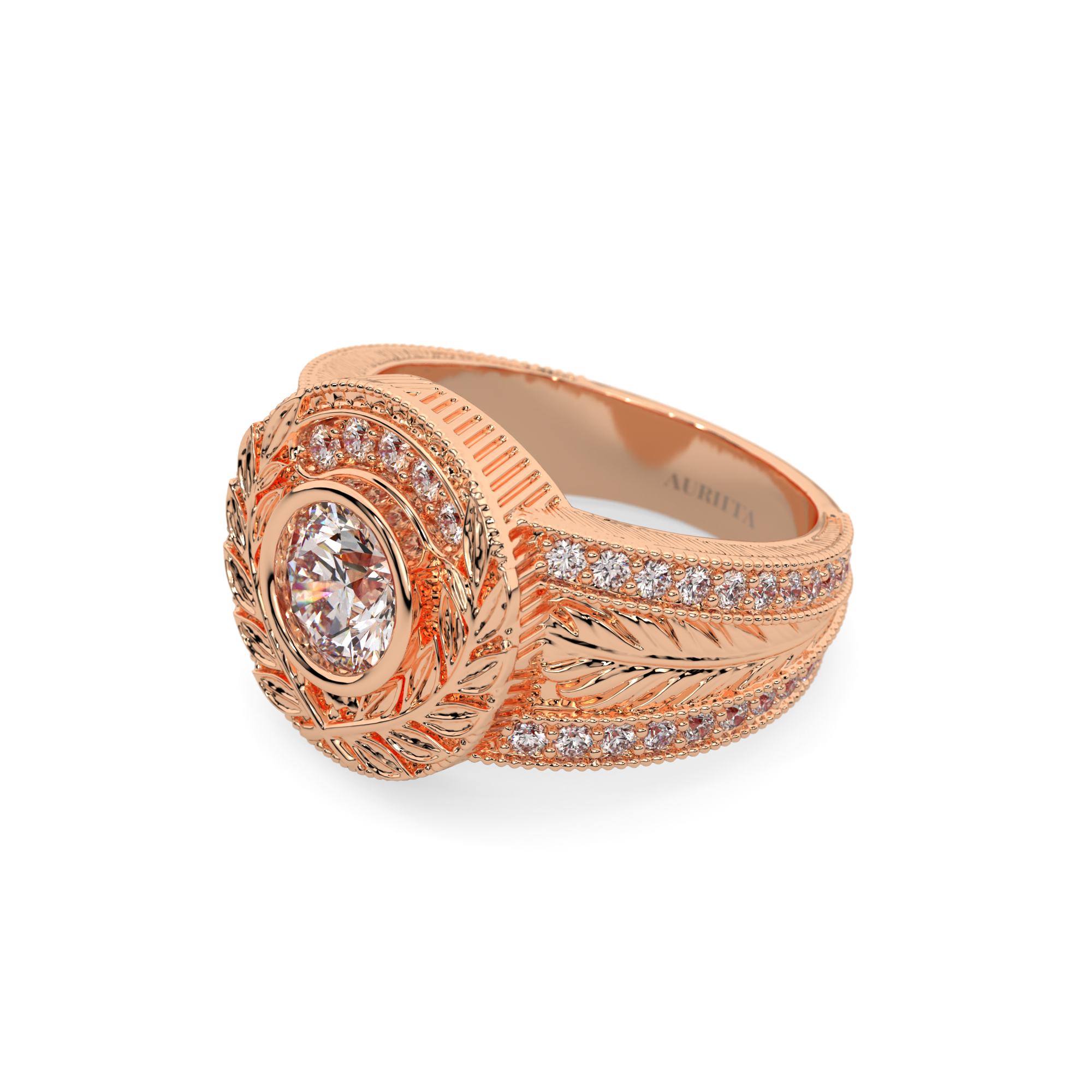 Caesar Line – Laurel Crest Ring