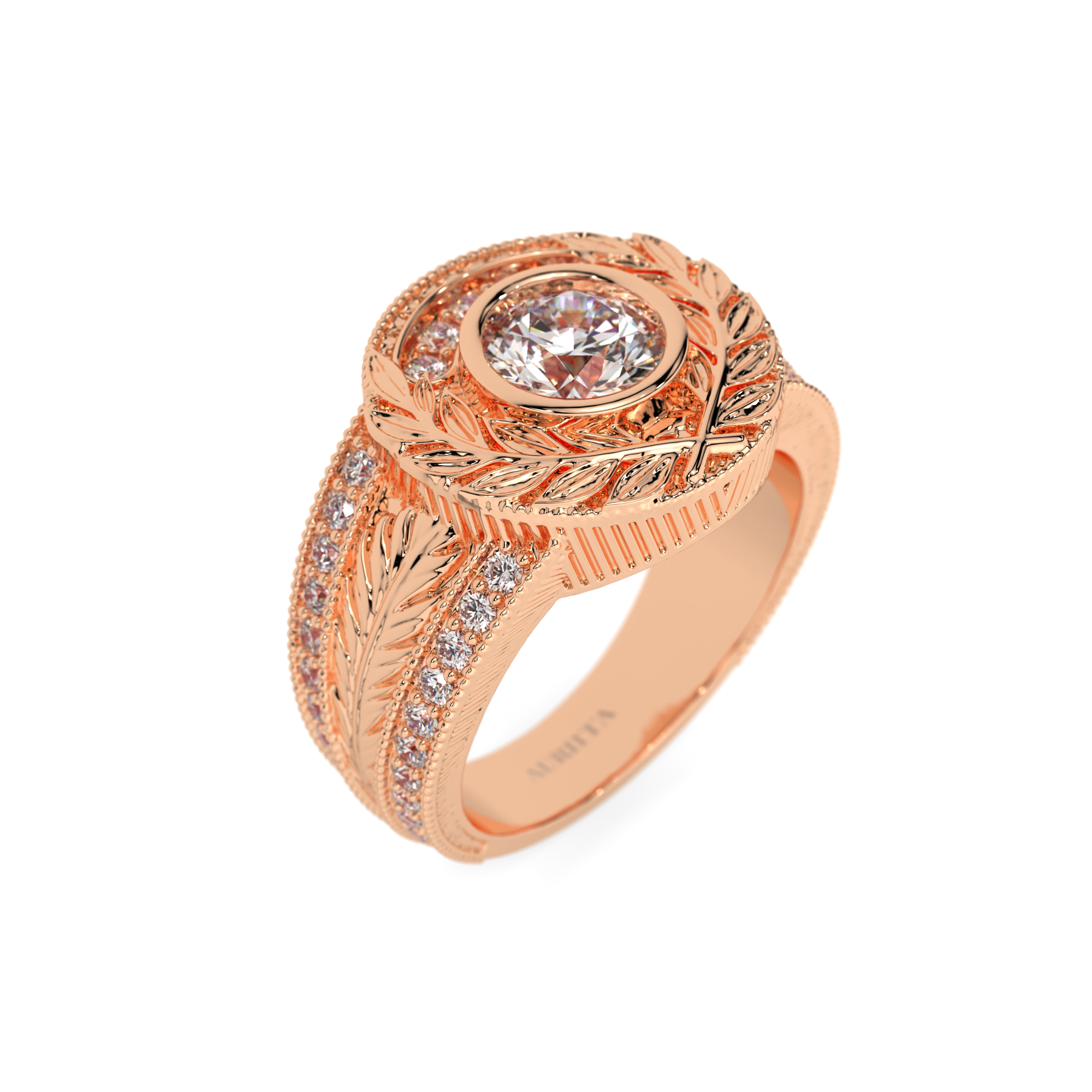 Caesar Line – Laurel Crest Ring