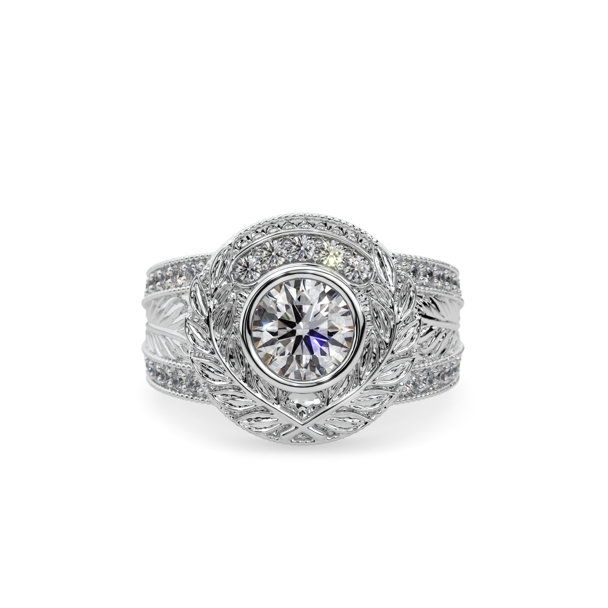 Caesar Line – Laurel Crest Ring