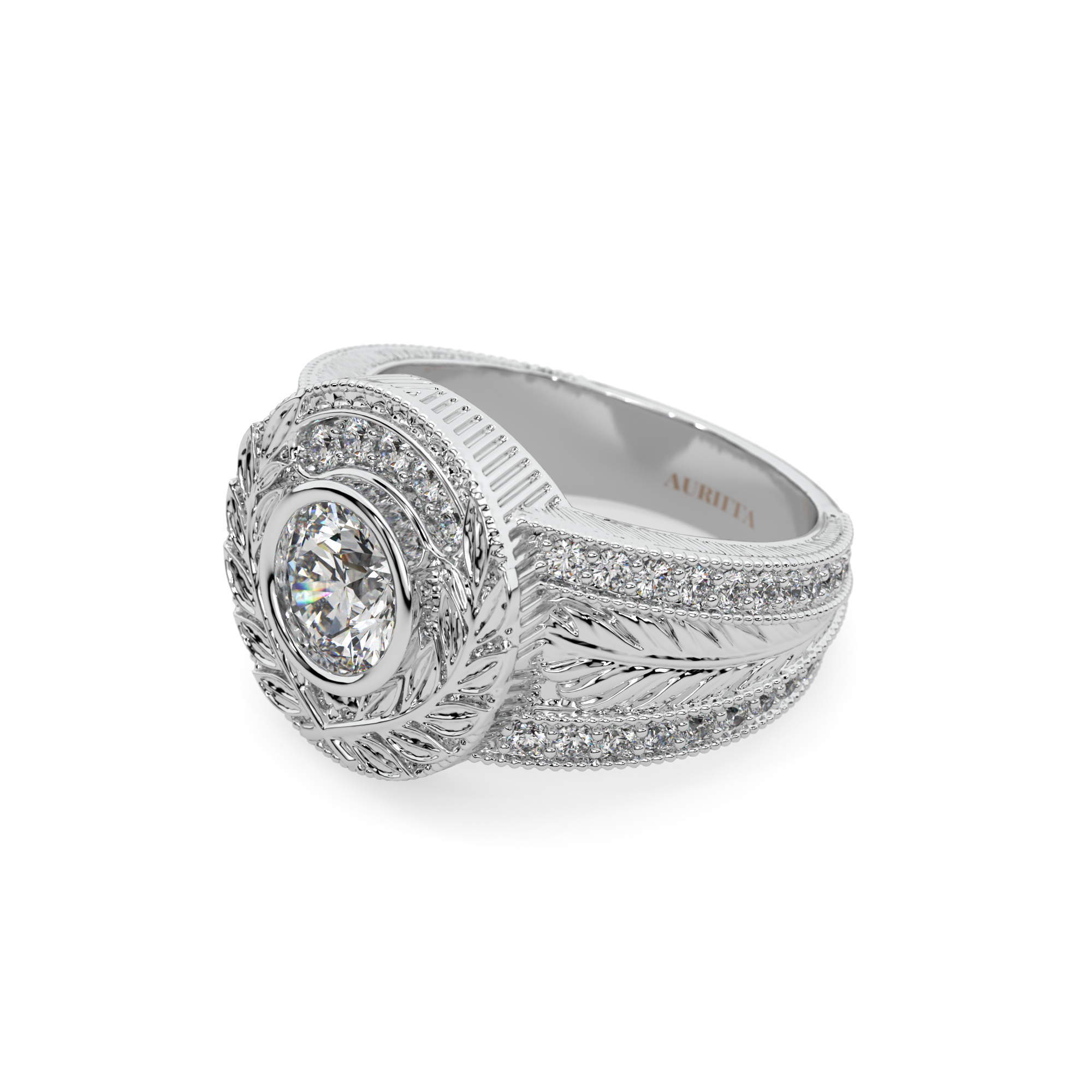 Caesar Line – Laurel Crest Ring