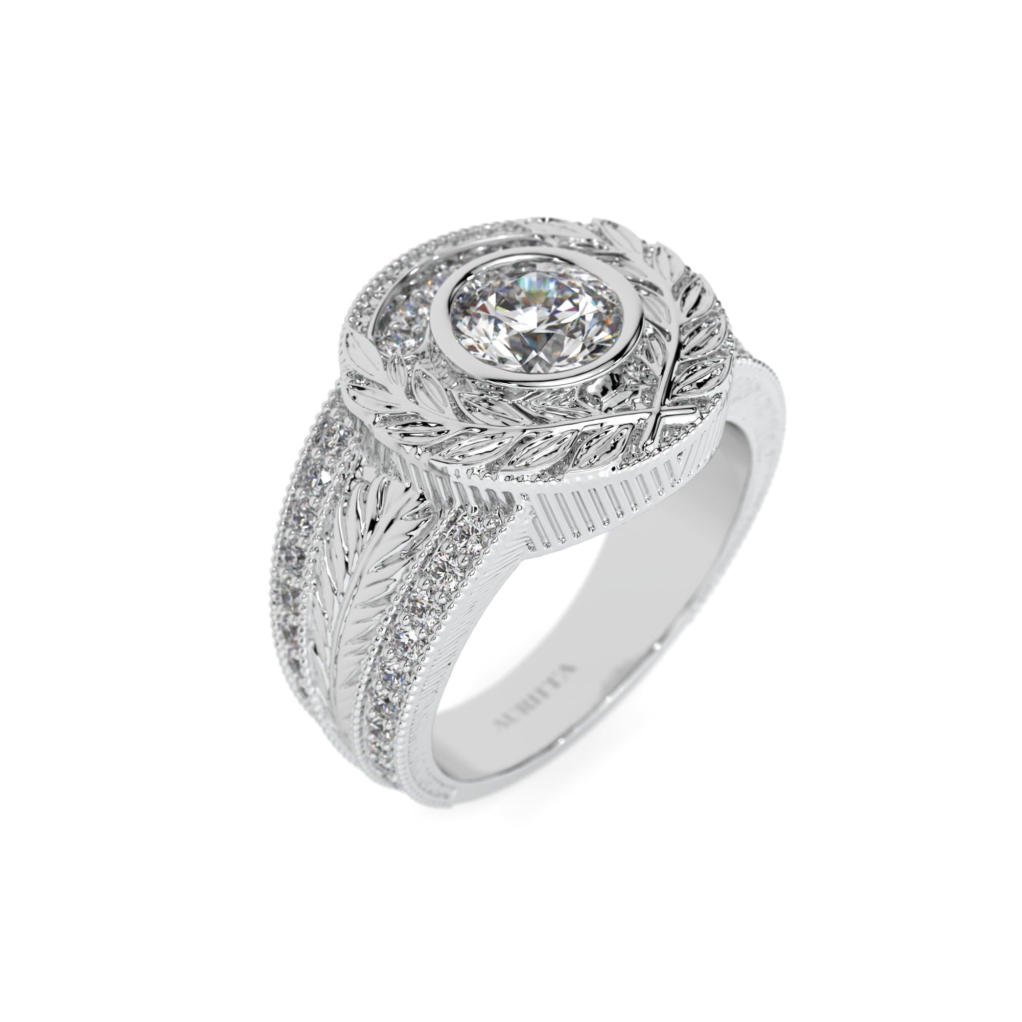 Caesar Line – Laurel Crest Ring