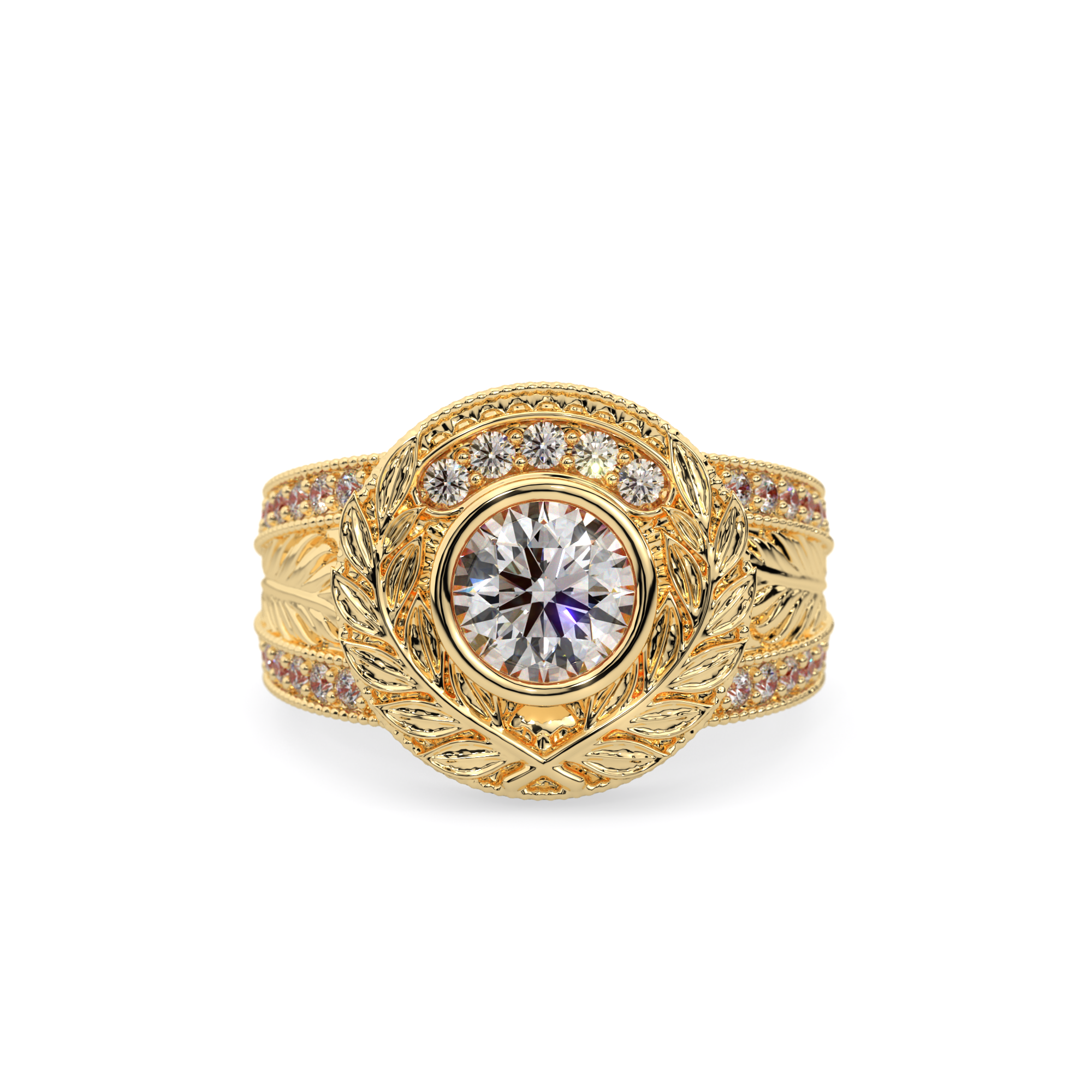 Caesar Line – Laurel Crest Ring