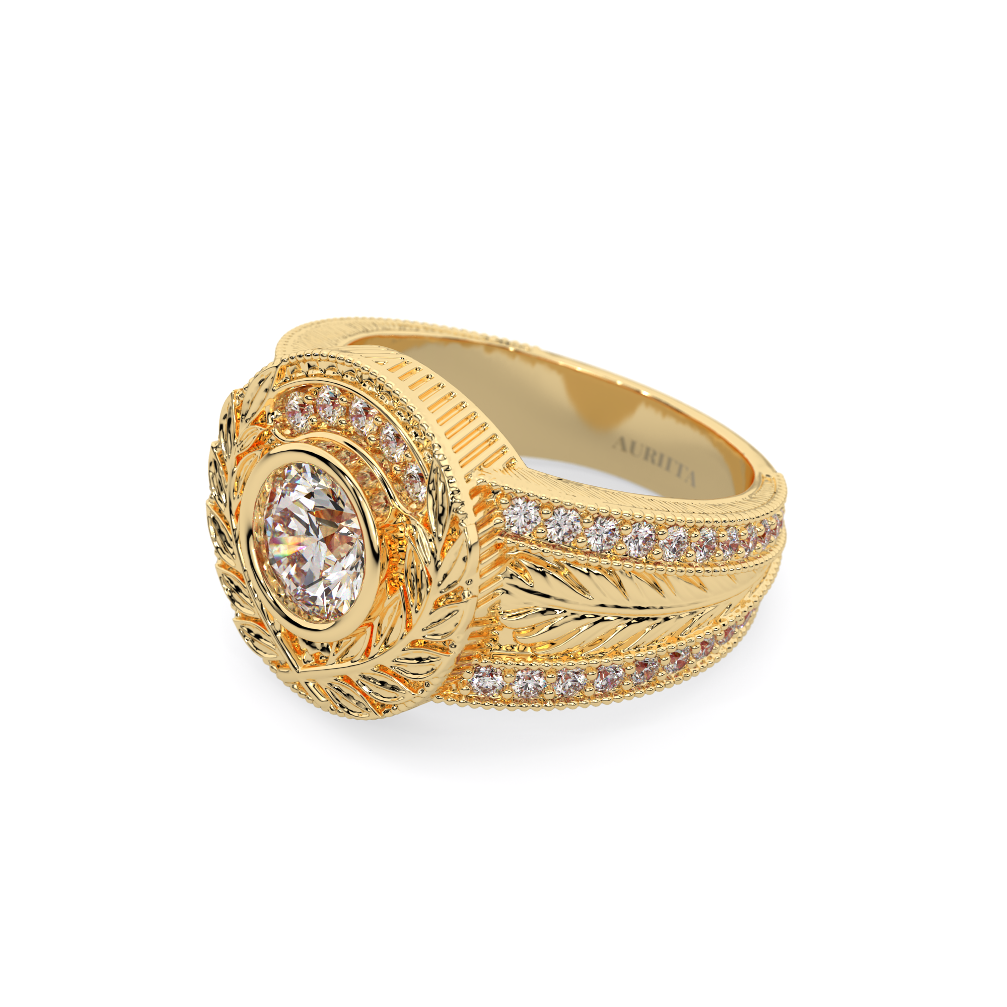 Caesar Line – Laurel Crest Ring