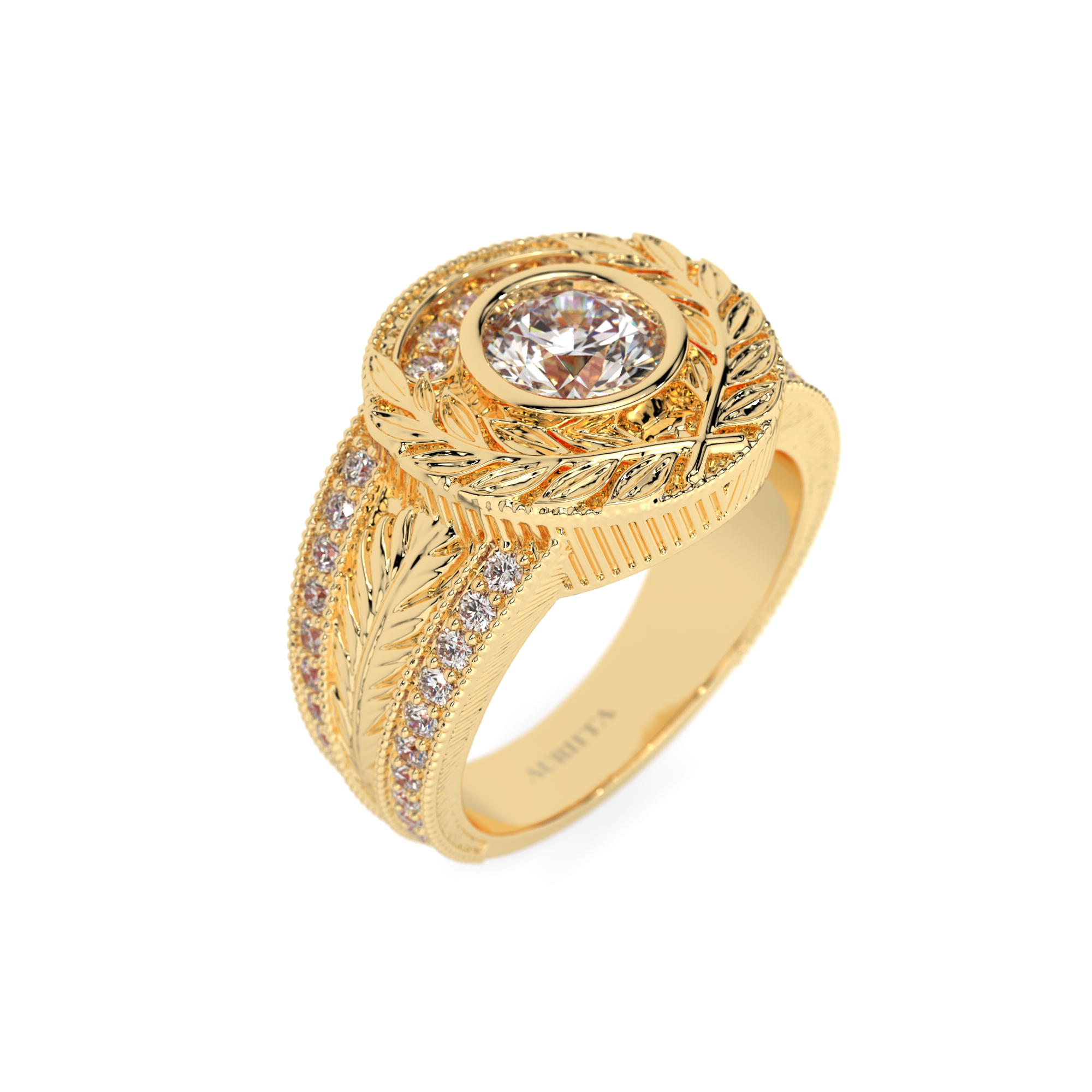 Caesar Line – Laurel Crest Ring
